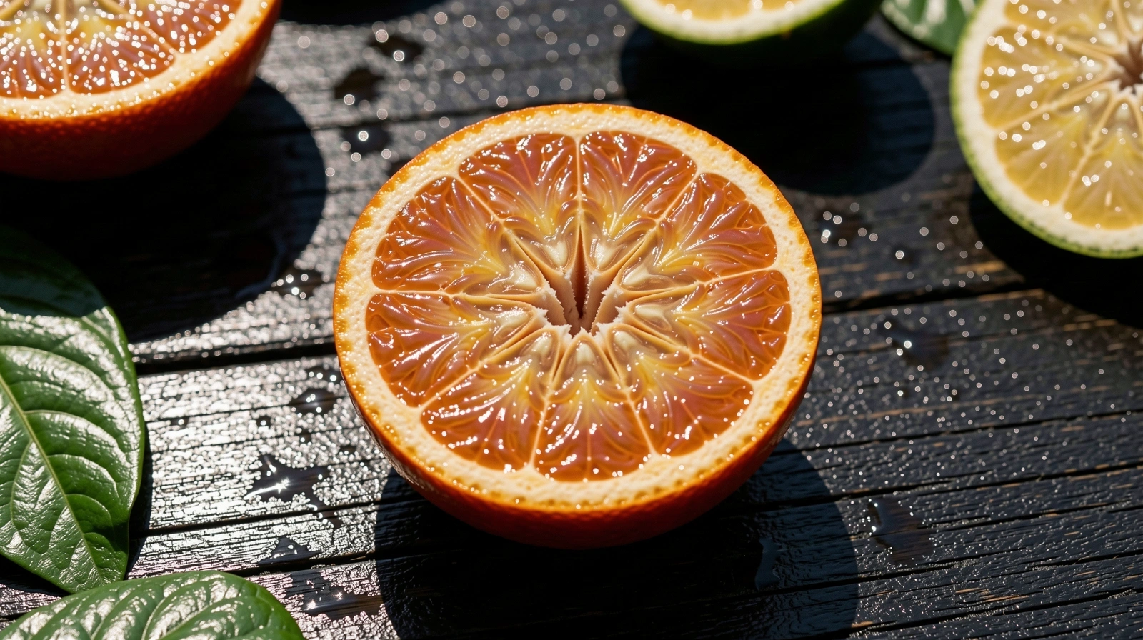 Materia prima mediterranea in luce radente